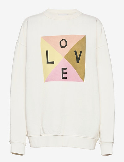 RODEBJER IWA LOVE - sweatshirts & hættetrøjer - off white