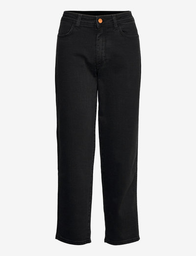 RODEBJER EDIE - straight jeans - washed black