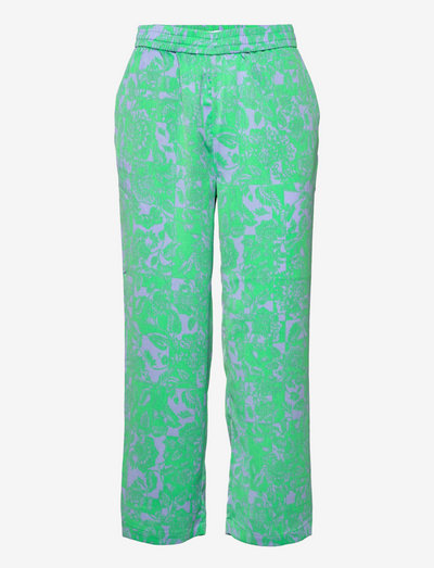 RODEBJER PALOMA - bukser med lige ben - soft green