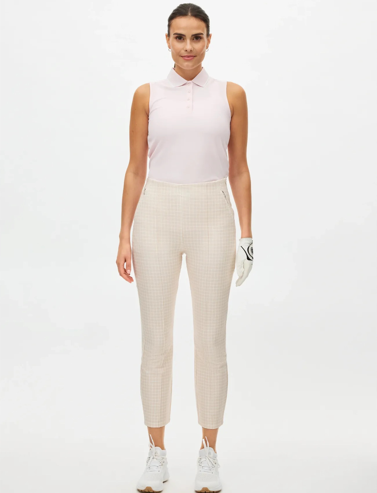 Röhnisch Clubhouse Highwater Slacks, 36, Cream, Sport Pants > Sport Golf Pants, Dame