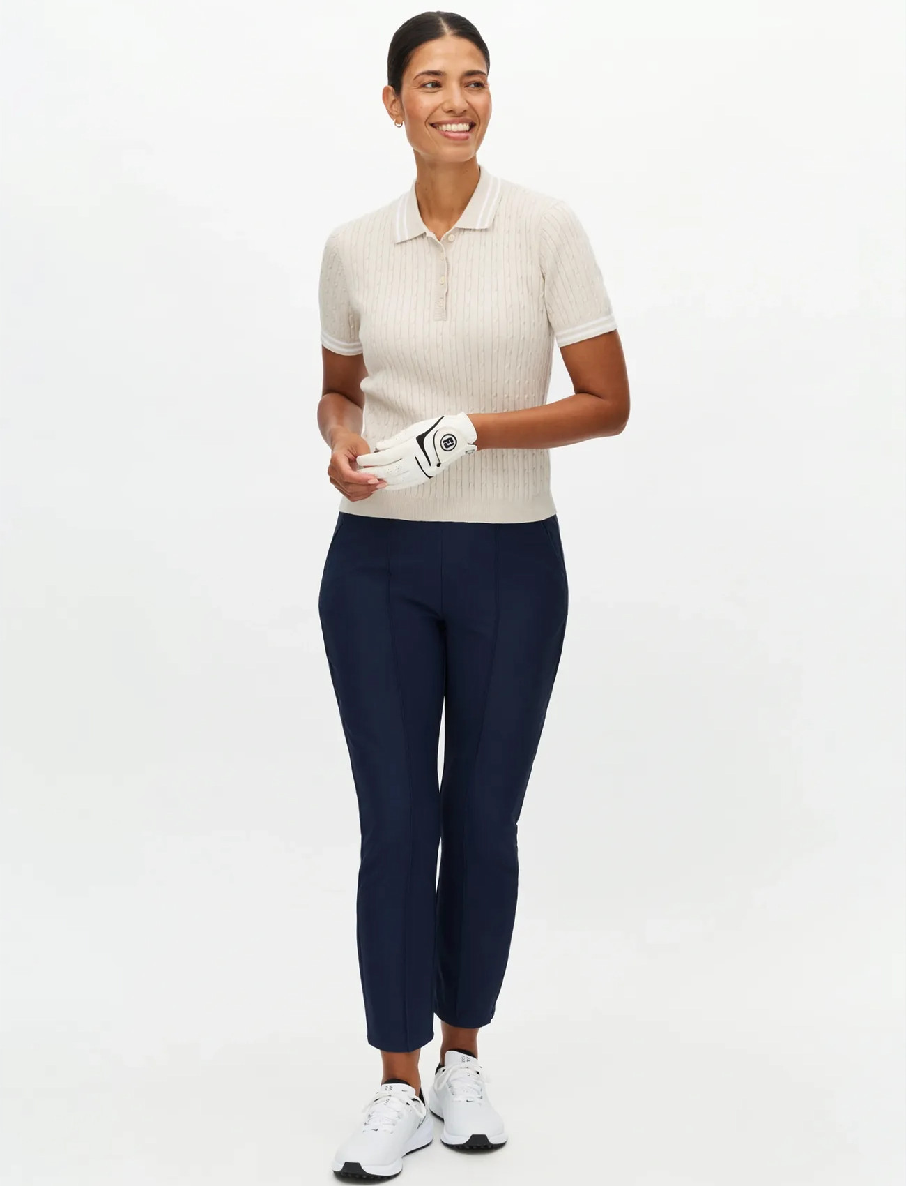 Röhnisch Clubhouse Highwater Slacks, 44, Navy, Sport Pants > Sport Golf Pants, Dame