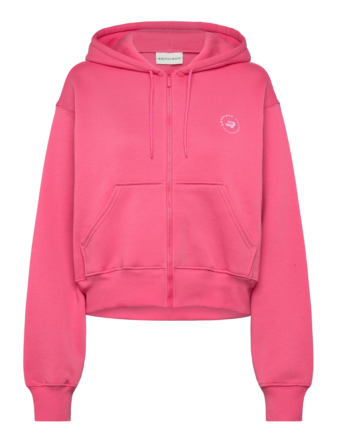 Röhnisch Base Sweat Full Zip Hoodie, XL, Pink, Sport Sweatshirts & Hoodies > Sport Hoodies, Dame