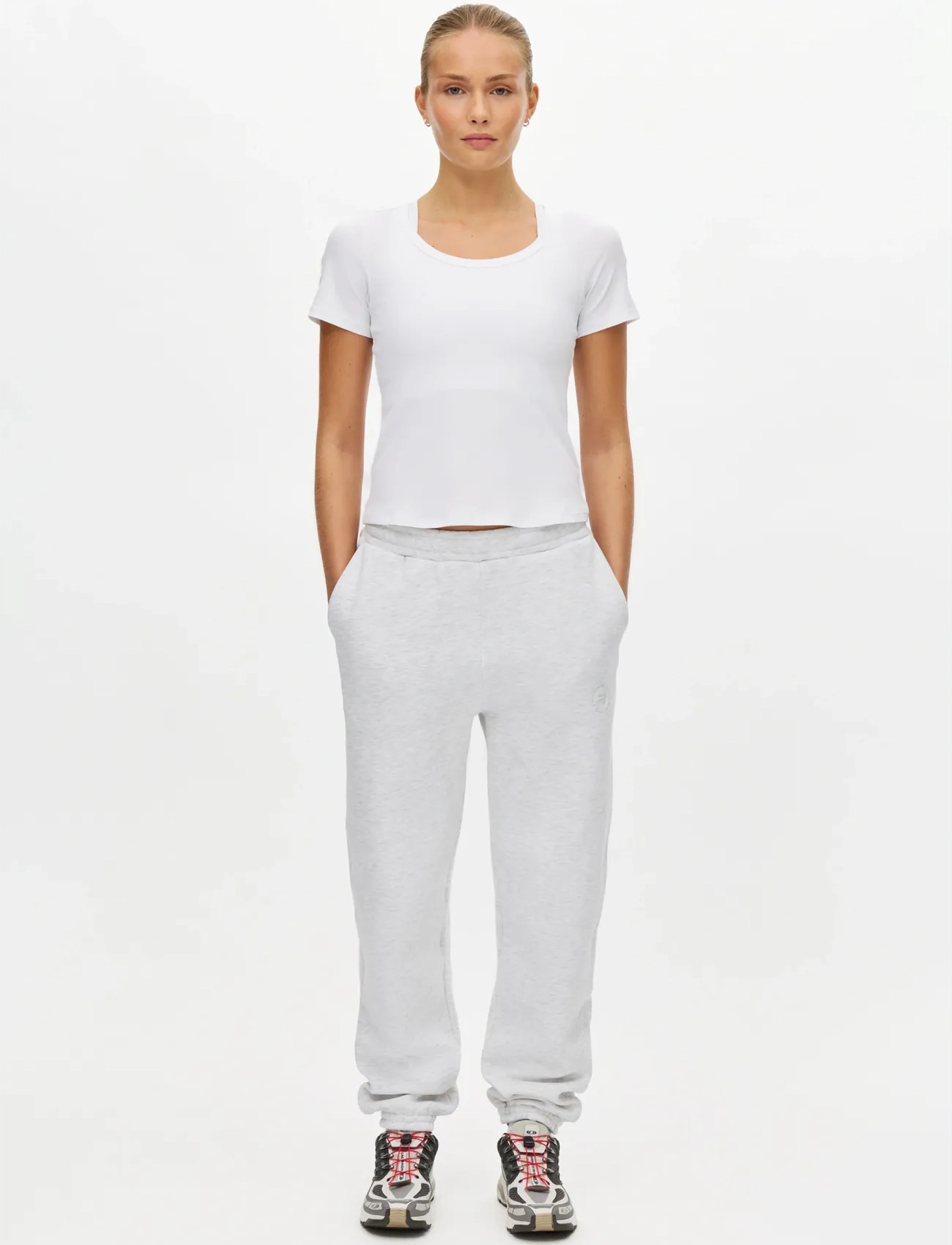 Röhnisch Base Sweatpants, L, Grey, Sport Pants > Sport Sweatpants, Dame