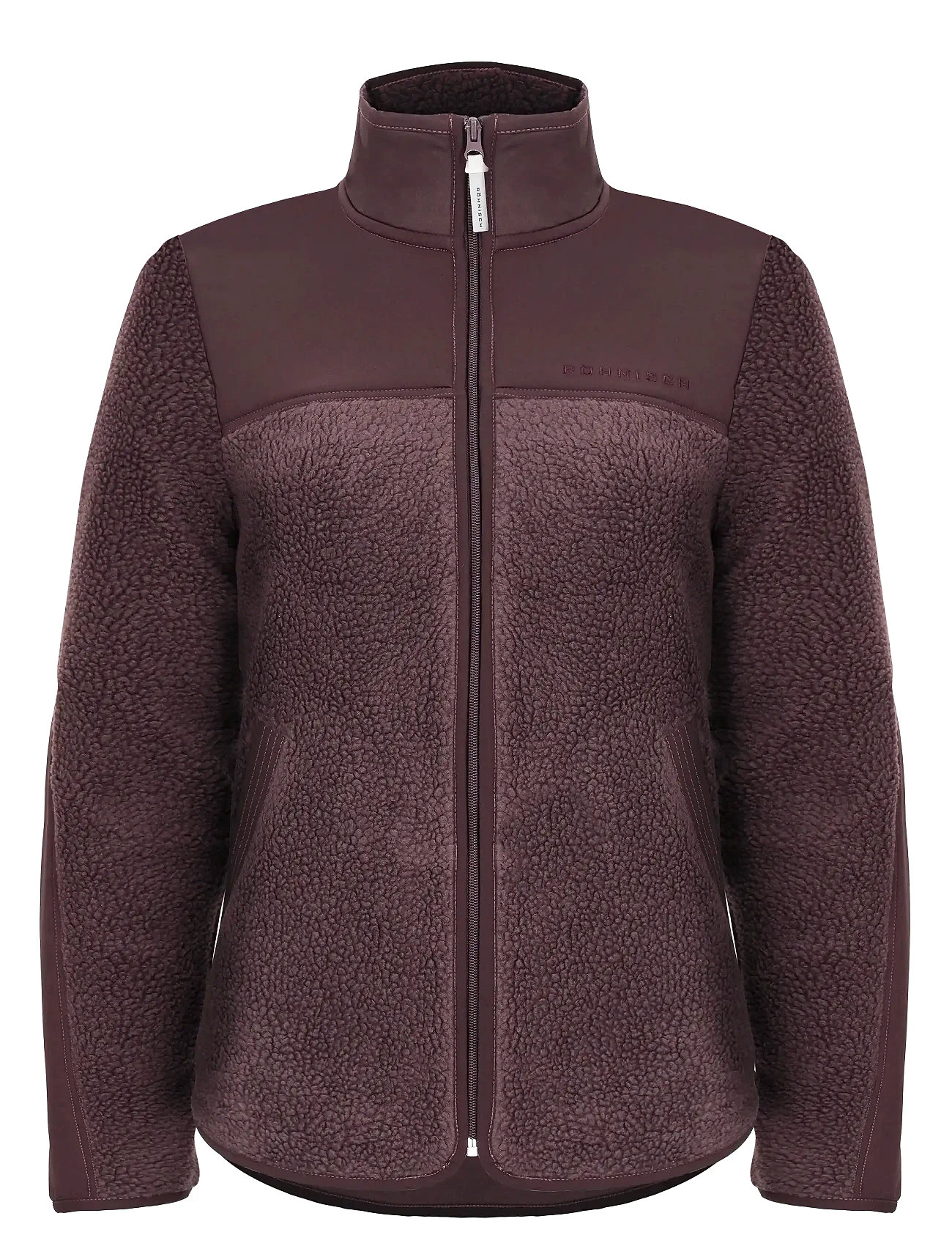 RÖHNISCH Phoebe Pile Jacke Burgundy - S - Damen