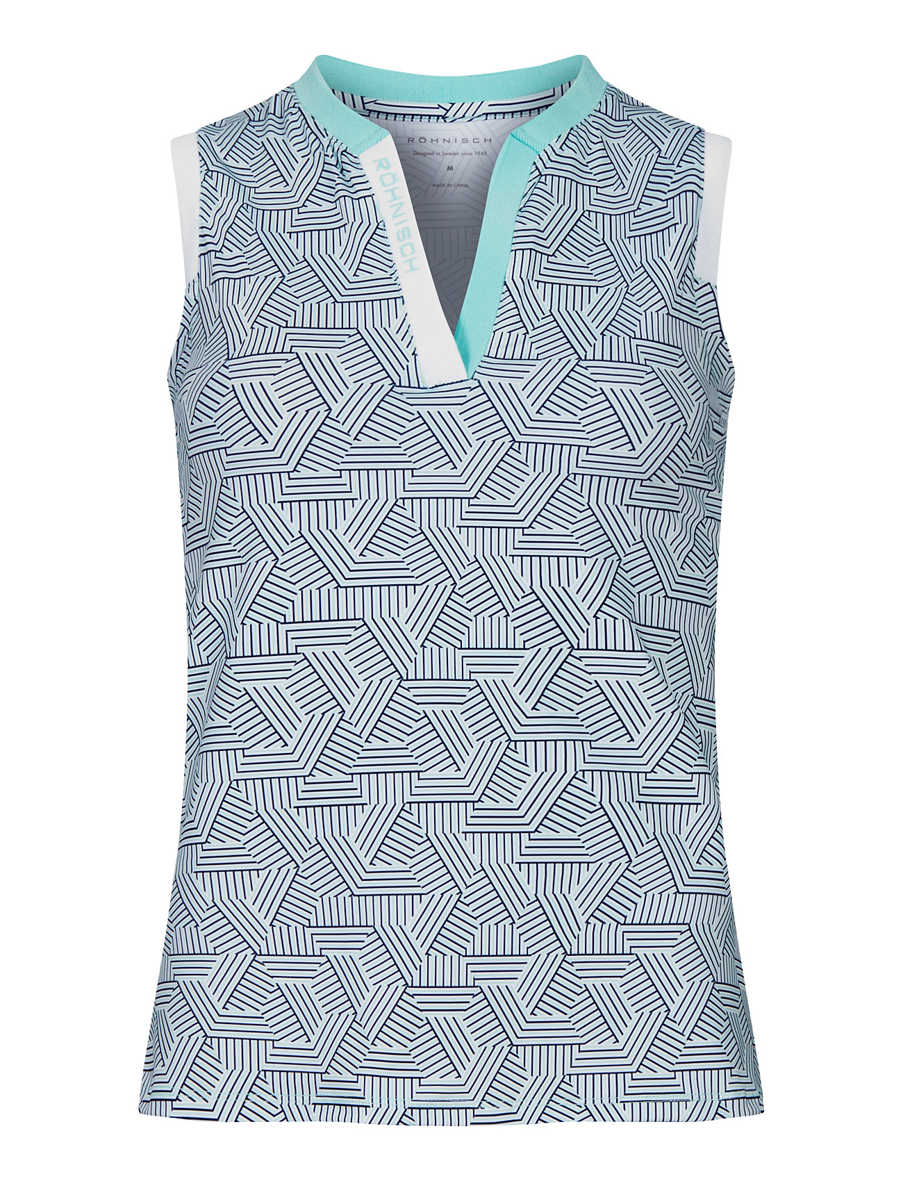 Abby Sleeveless Top Blue Röhnisch