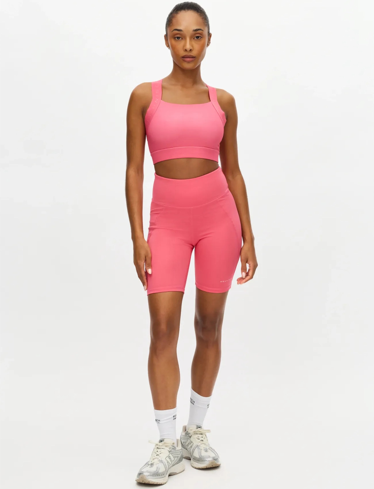 Röhnisch Flattering High Waist Bike Tights, XL, Pink, Shorts > Cykelshorts, Dame