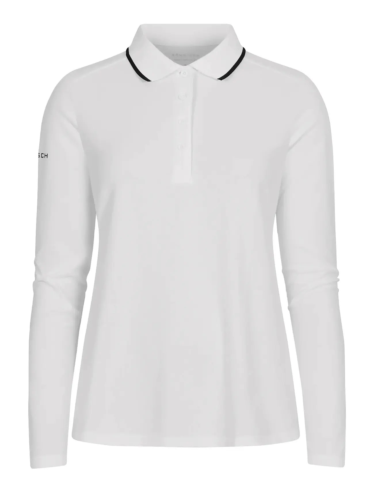 RÖHNISCH Miriam Lange Ärmel Poloshirt Weiß - XL - Damen