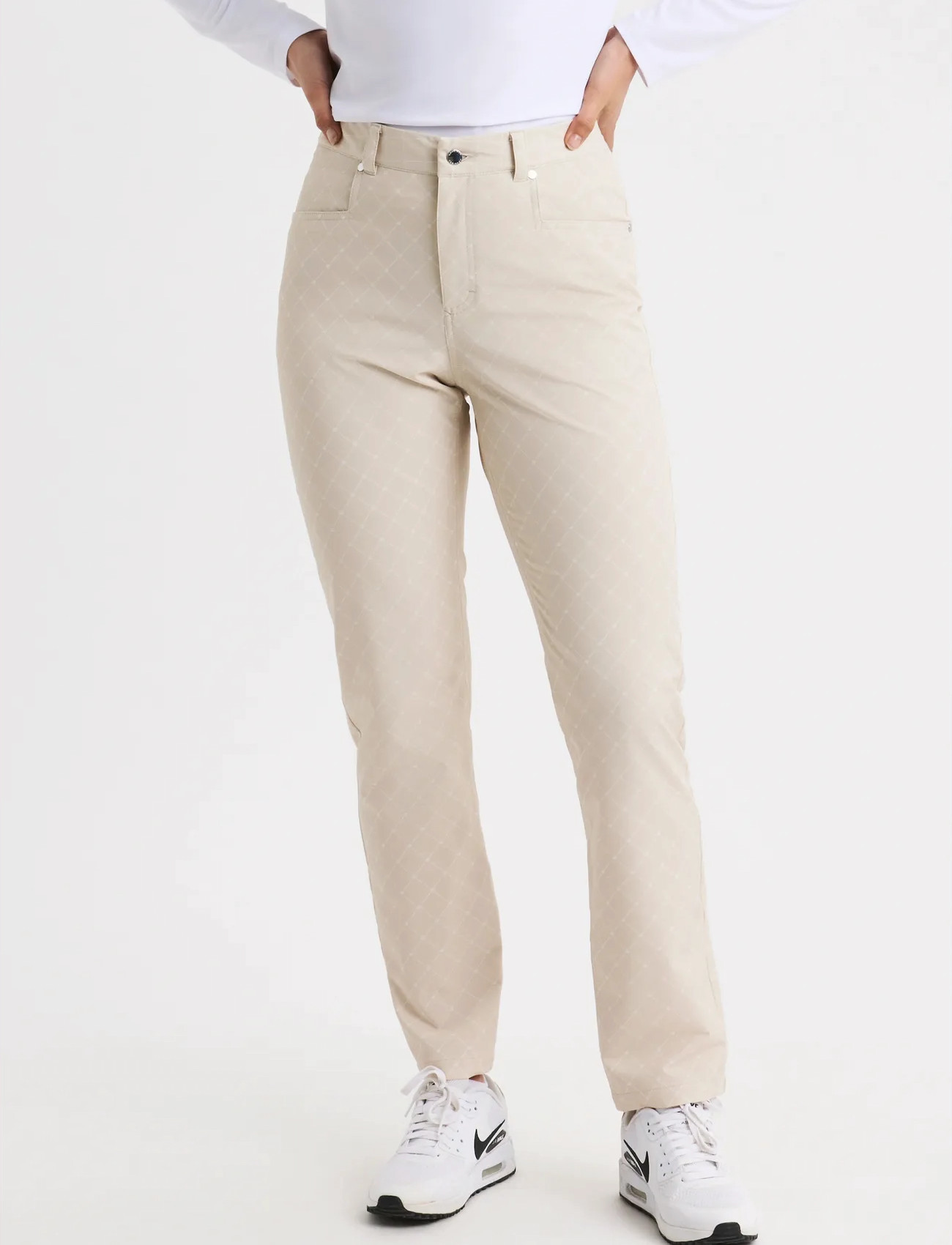 Röhnisch Chie Comfort Pants 32, 40, Cream, Sport Pants > Sport Golf Pants, Dame