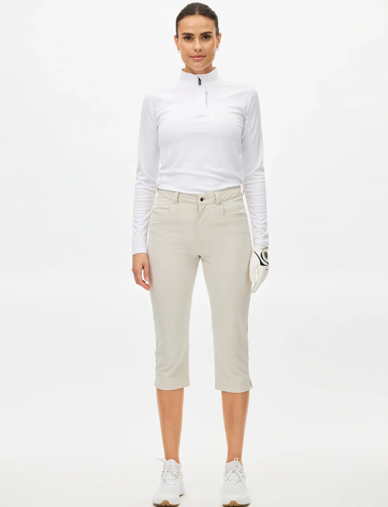 Röhnisch Chie Comfort Capri, 40, Cream, Sport > Sportsbukser, Dame