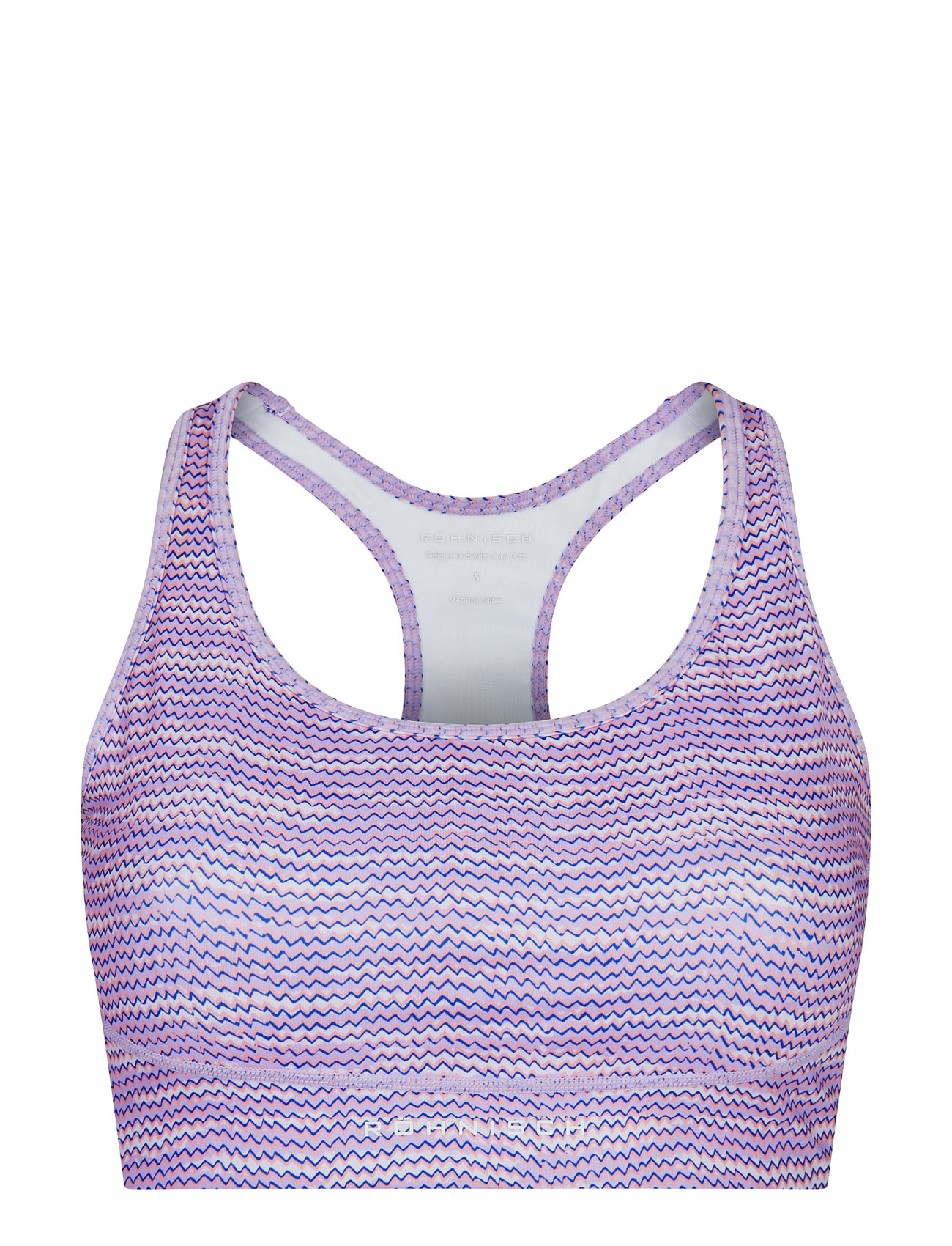 Flattering Printed Sportsbra Purple Röhnisch