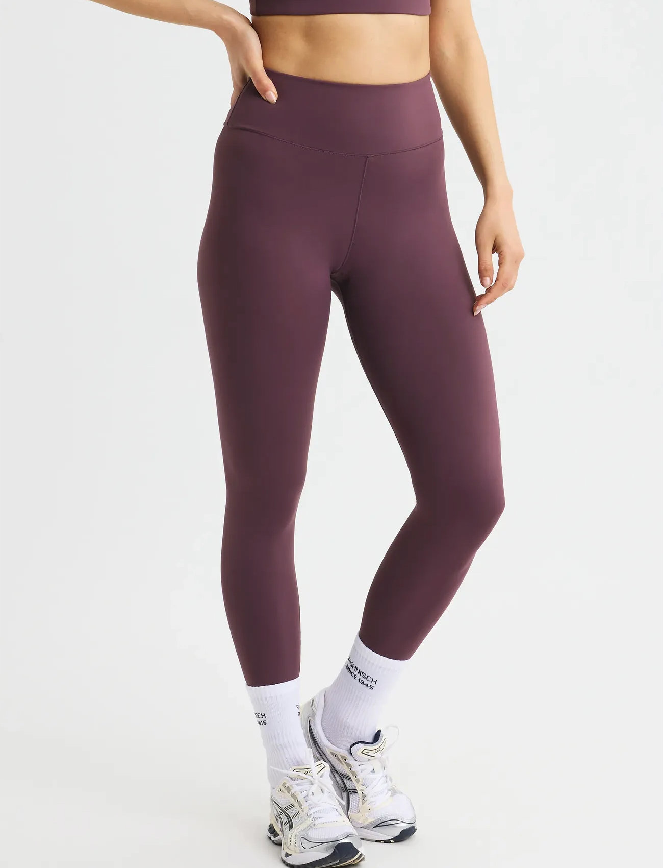 Röhnisch Legacy High Waist Tights, XL, Burgundy, Sportsbukser > Sportstræningsbukser, Dame