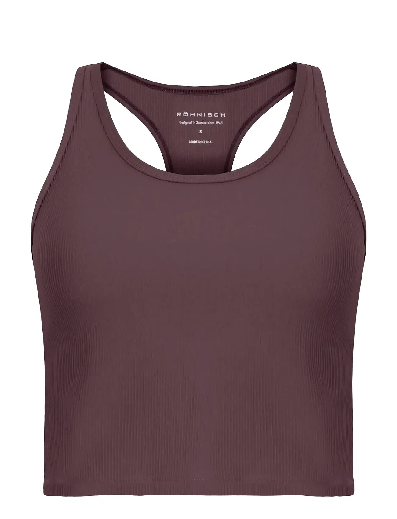 RÖHNISCH Ribbed R Tank Burgundy - XL - Damen