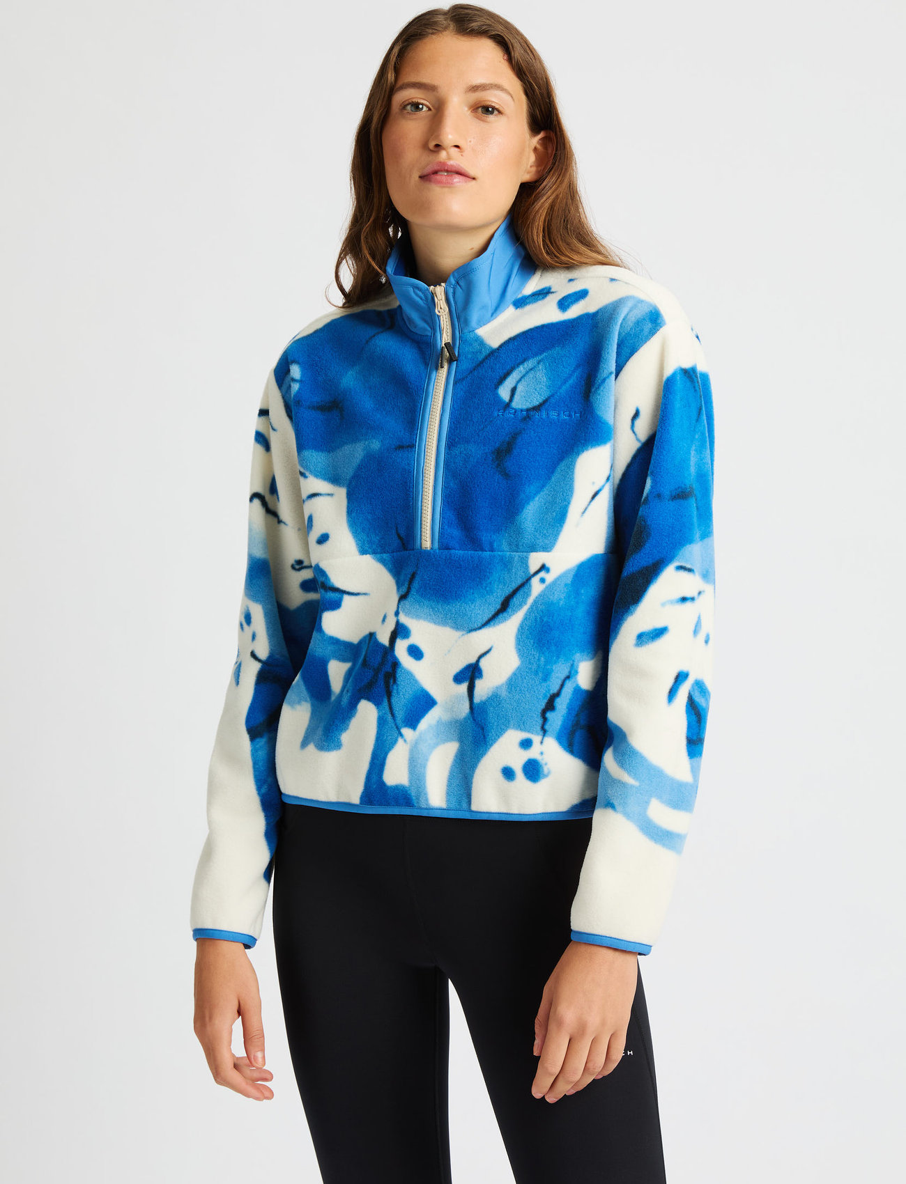 Röhnisch Thermal Half Zip Fleece, XS, Blue, Sport Clothing > Sport Fleeces & Midlayers, Dame