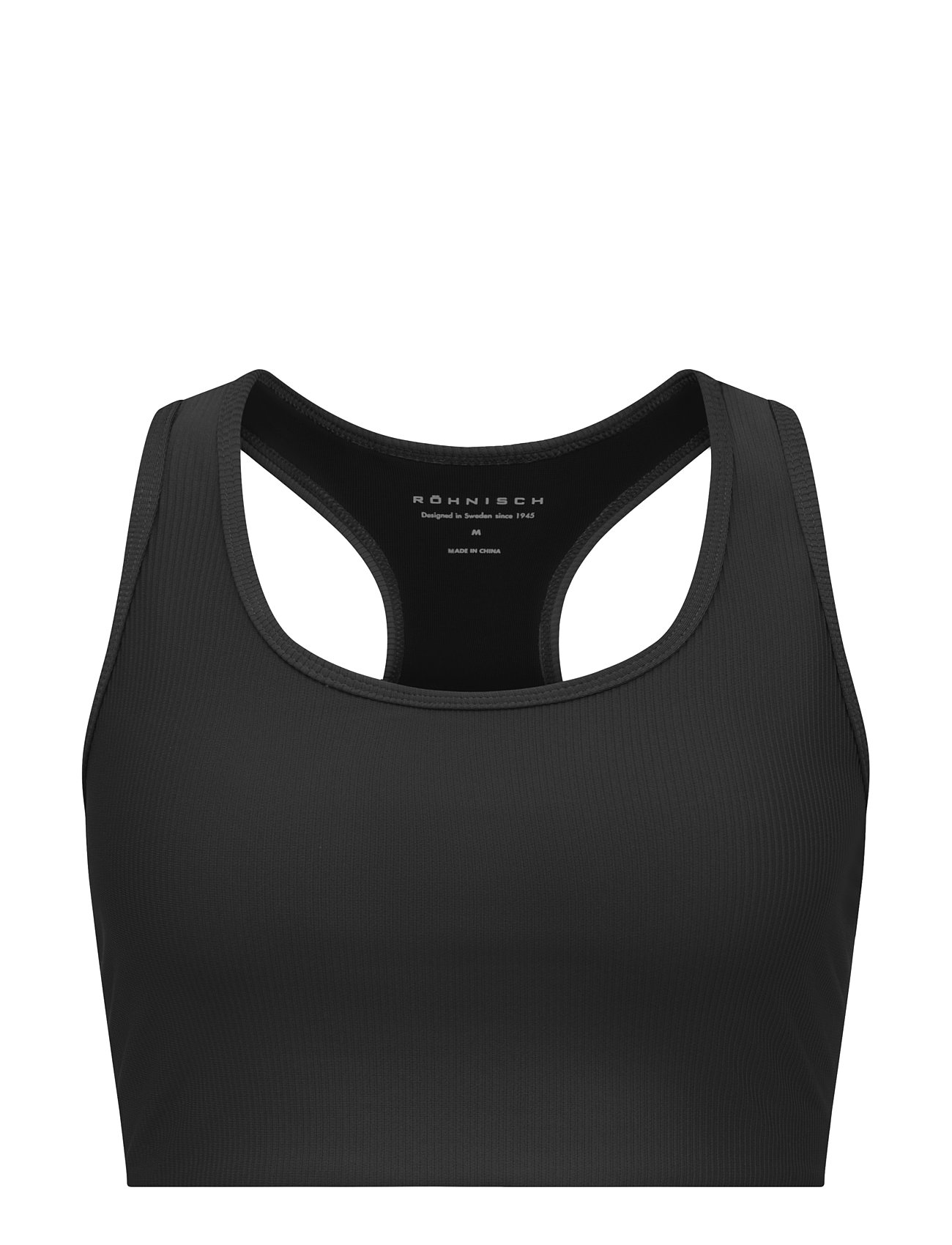 RÖHNISCH Ribbed R Sportsbra Schwarz - M - Damen
