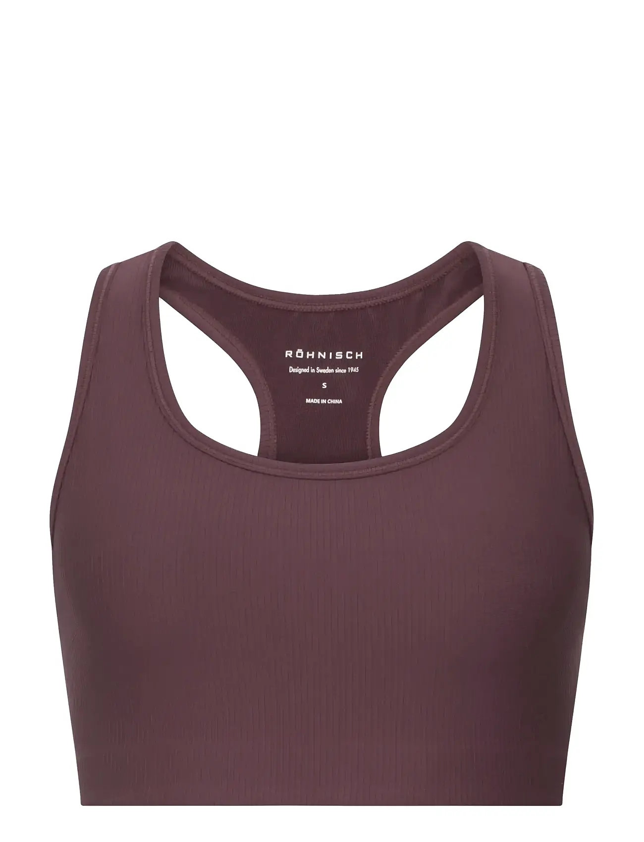 RÖHNISCH Ribbed R Sportsbra Burgundy - XS - Damen