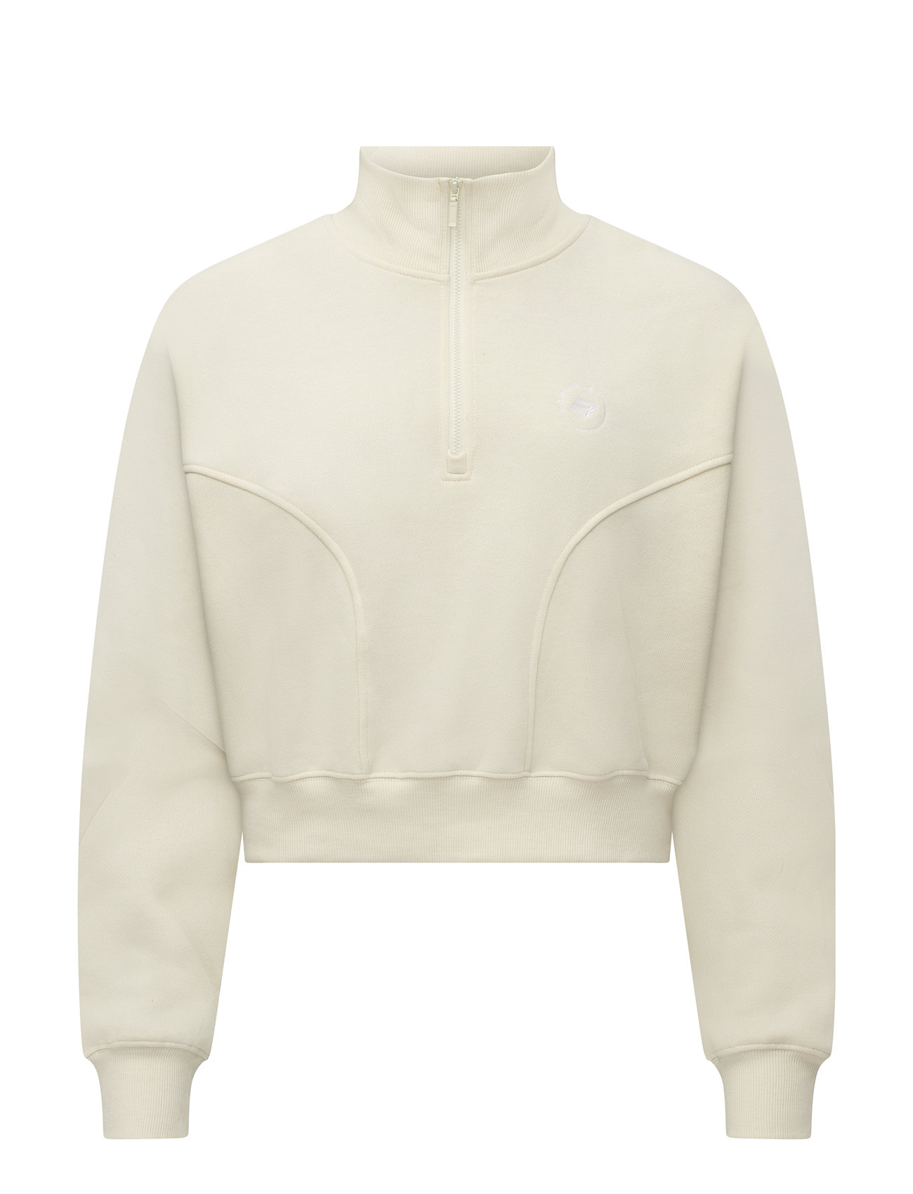RÖHNISCH Soft Sweat Half Zip Cream - XL - Damen