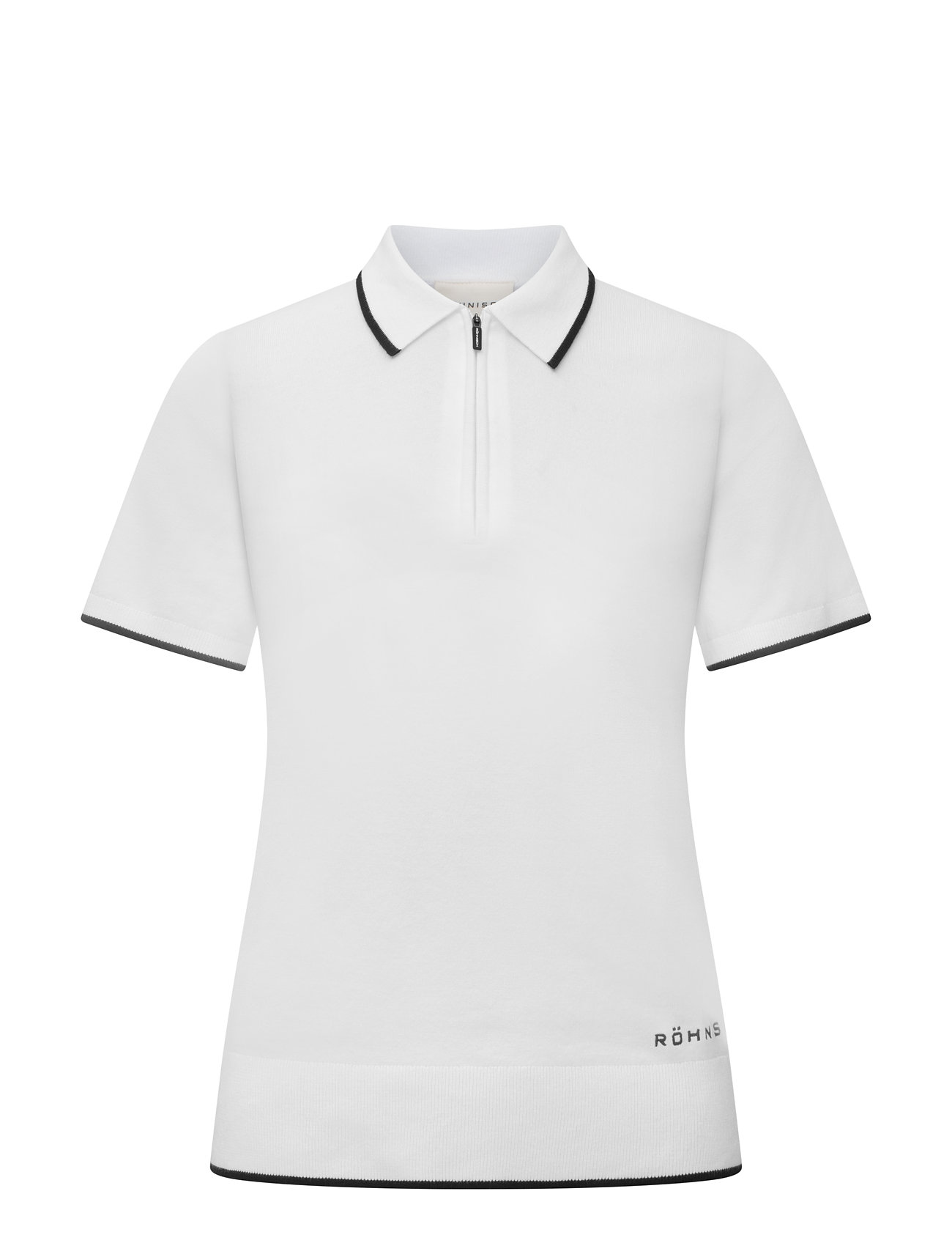 RÖHNISCH Strick Polo Oberteil Weiß - XS - Damen