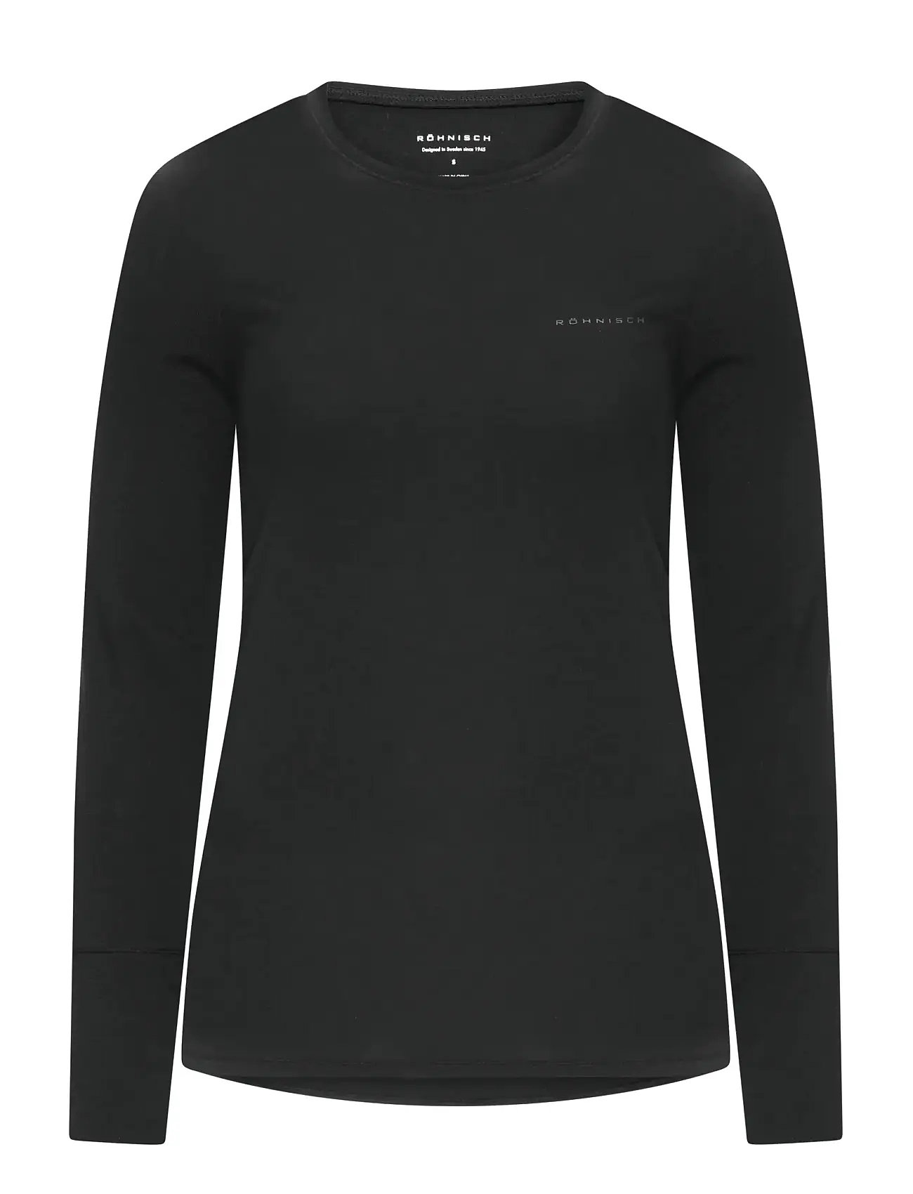 Röhnisch Clara Long Sleeve, L, Black, Sports Overdele & T-shirts > Sport Long Sleeve Overdele, Dame