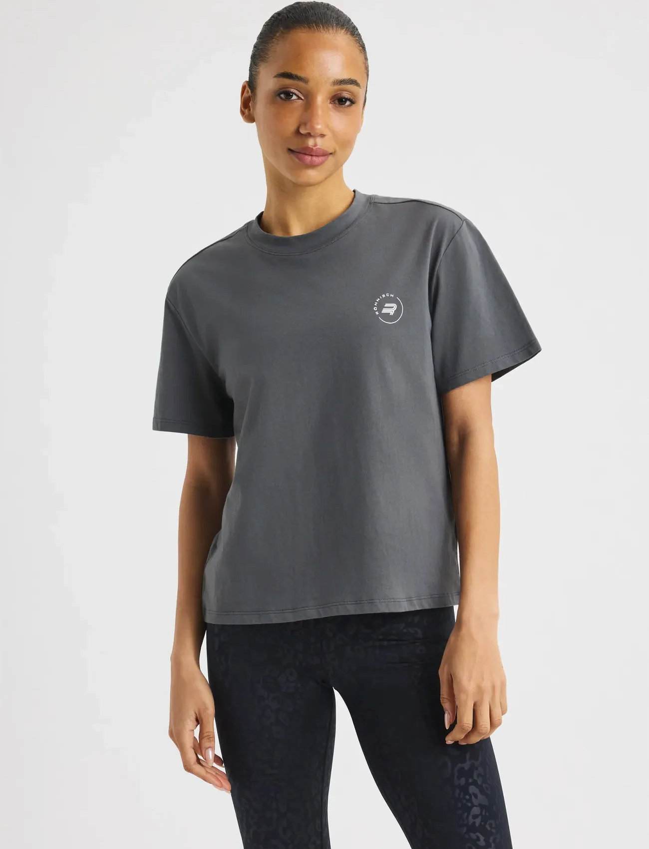 Röhnisch Rohnisch Cotton Tee, S, Grey, Sports Overdele & T-shirts > Sport T-shirts, Dame