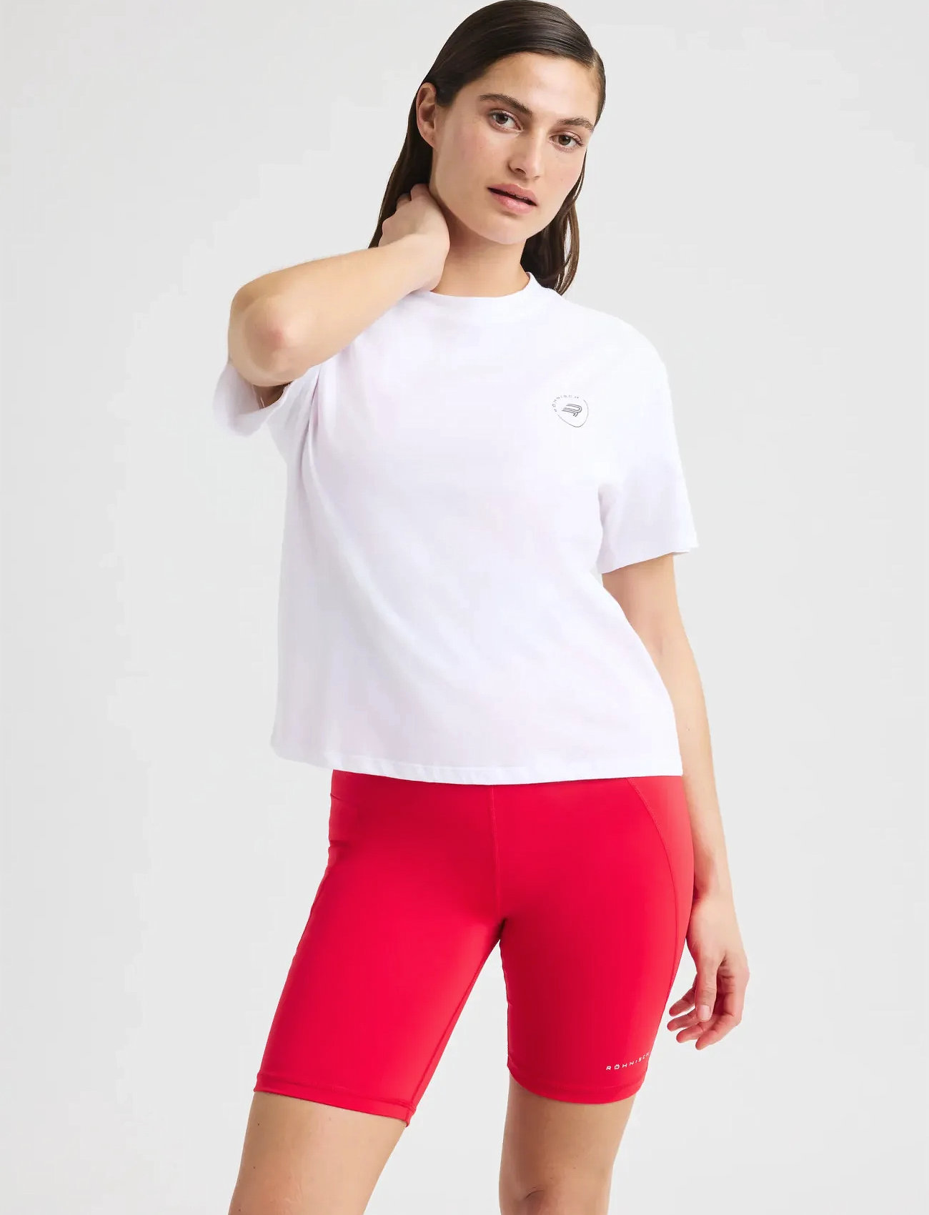 Röhnisch Rohnisch Cotton Tee, XL, White, Sports Overdele & T-shirts > Sport T-shirts, Dame