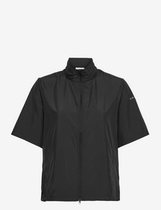 Packable wind half sleeve - t-shirts - black