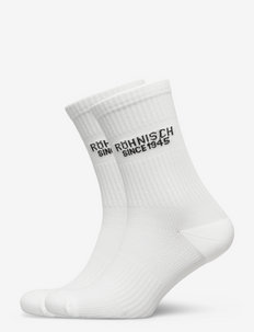 2-pack Logo Socks - vanliga strumpor - white