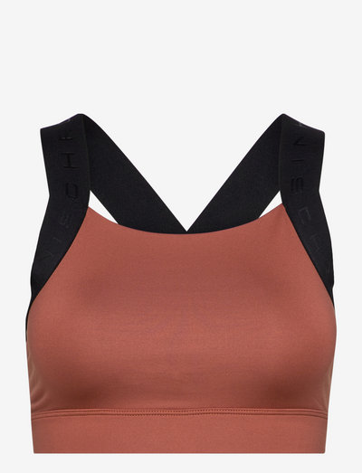 Kay Sports Bra - augsts atbalsts - copper brown