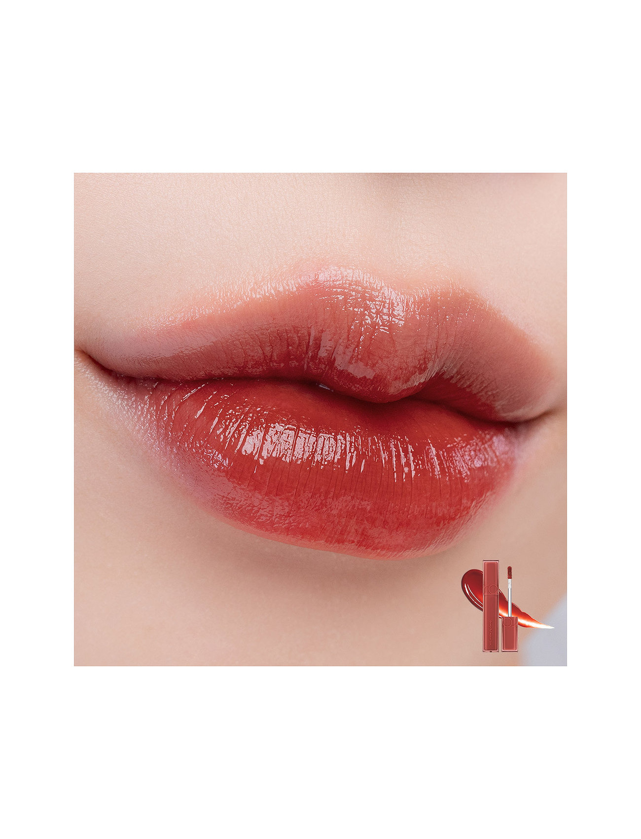 rom&nd Rom&Nd Dewy·ful Water Tint 04 Chili Up, 5 G, Pink, Læber > Læbefarve, Dame