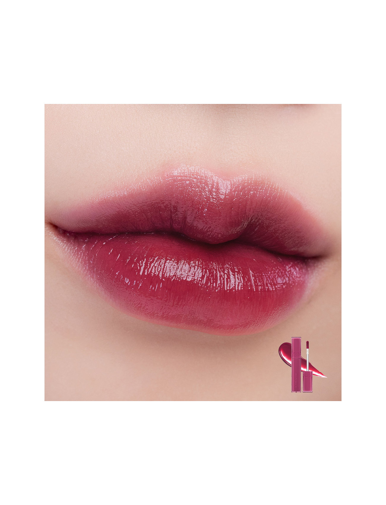 rom&nd Rom&Nd Dewy·ful Water Tint 08 Berry Divine, 5 G, Pink, Læber > Læbefarve, Dame
