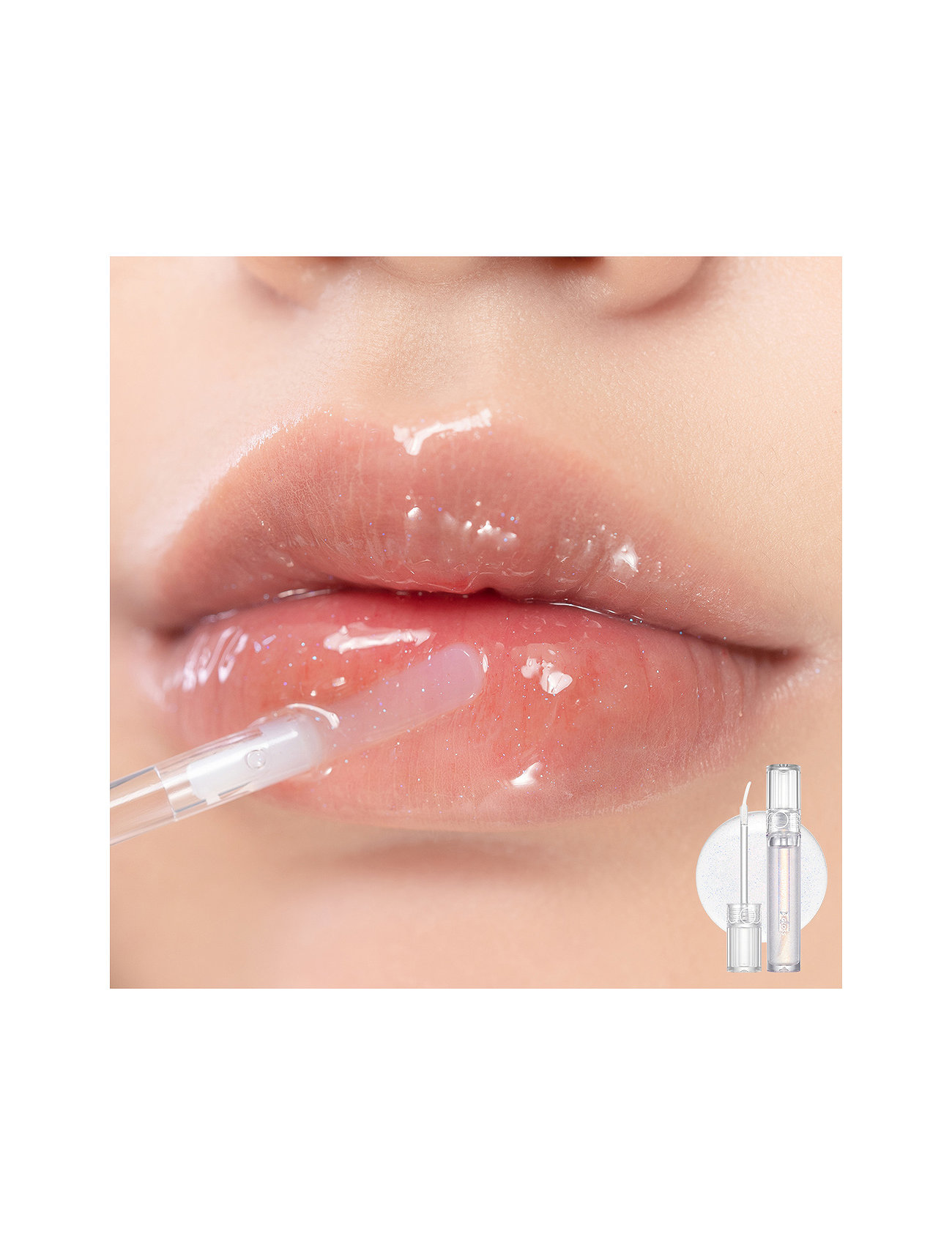 rom&nd Rom&Nd Glasting Water Gloss 00 Meteor Track, 4.3 G, Nude, Læber > Lipgloss, Dame