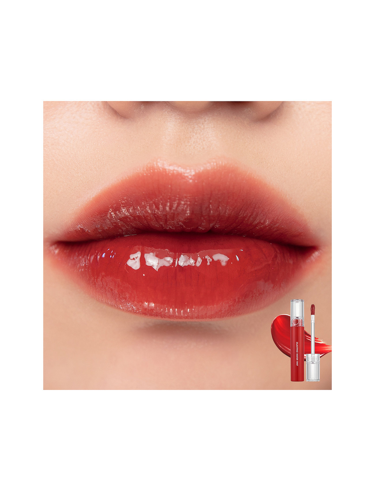 rom&nd Rom&Nd Glasting Water Tint 02 Red Drop, 4 G, Red, Læber > Læbefarve, Dame
