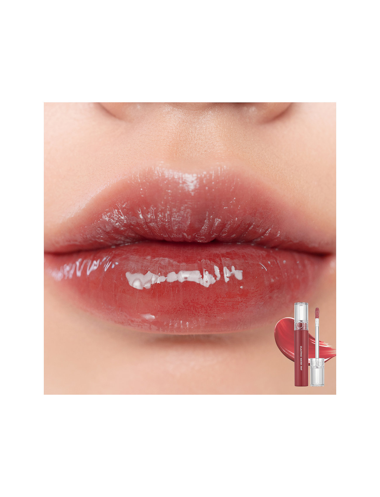 rom&nd Rom&Nd Glasting Water Tint 08 Rose Stream, 4 G, Pink, Læber > Læbefarve, Dame