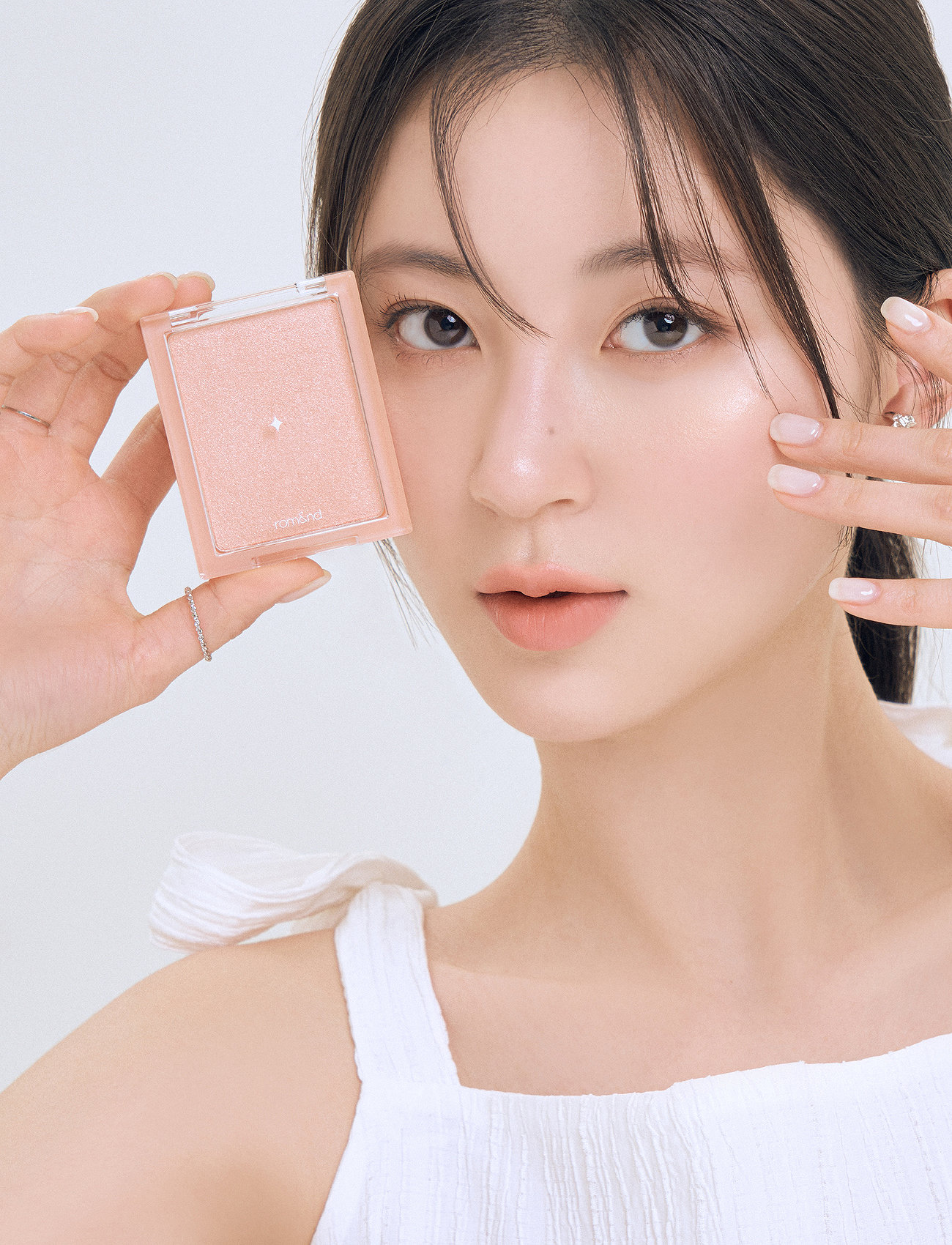 rom&nd Rom&Nd See-Through Veillighter 01 Sunkissed Veil, 5.5 G, Pink, Ansigt > Highlighter, Dame