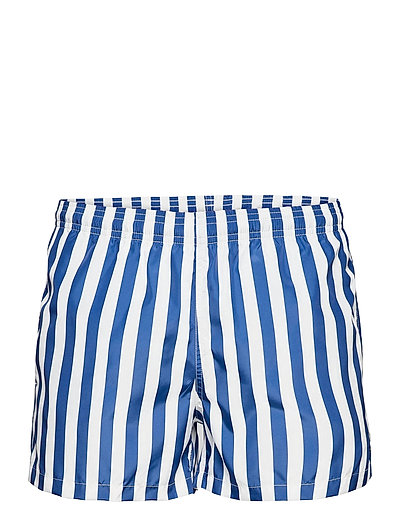 mens vertical striped swim trunks