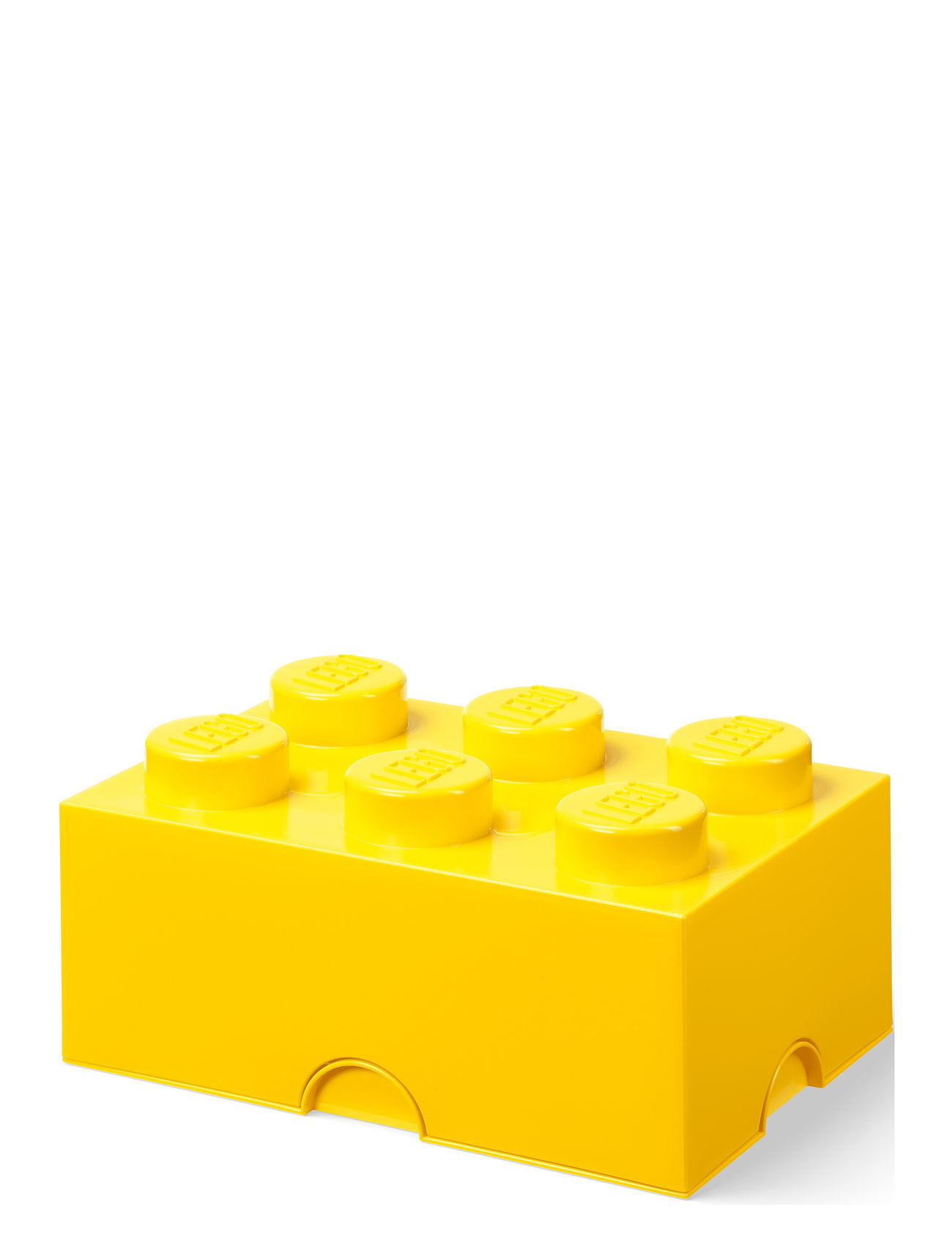 Lego Storage Brick 6 Home Kids Decor Storage Storage Boxes Yellow LEGO STORAGE