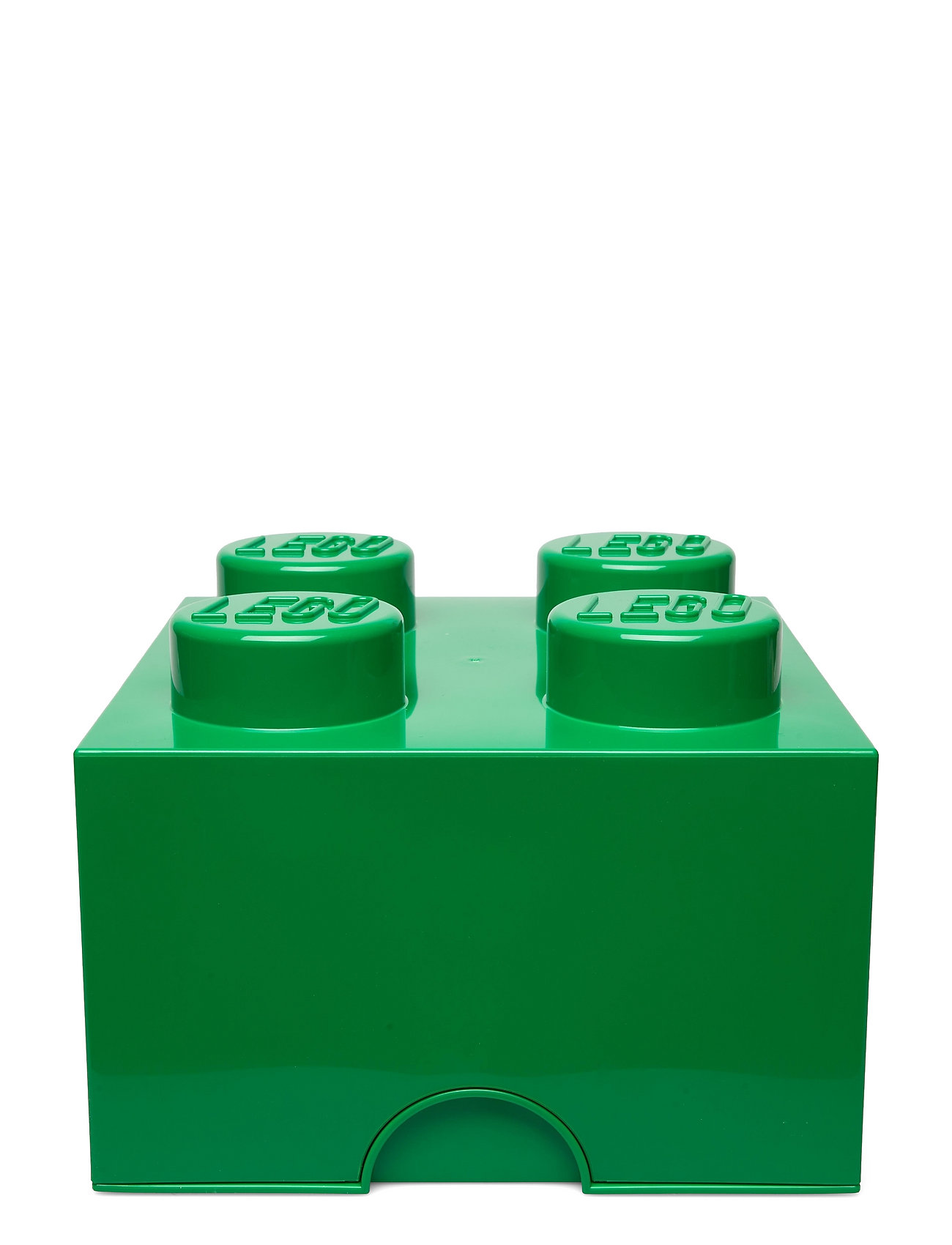 LEGO STORAGE Lego Storage Brick 4 Home Kids Decor Boxes Grøn STORAGE*Betinget Tilbud