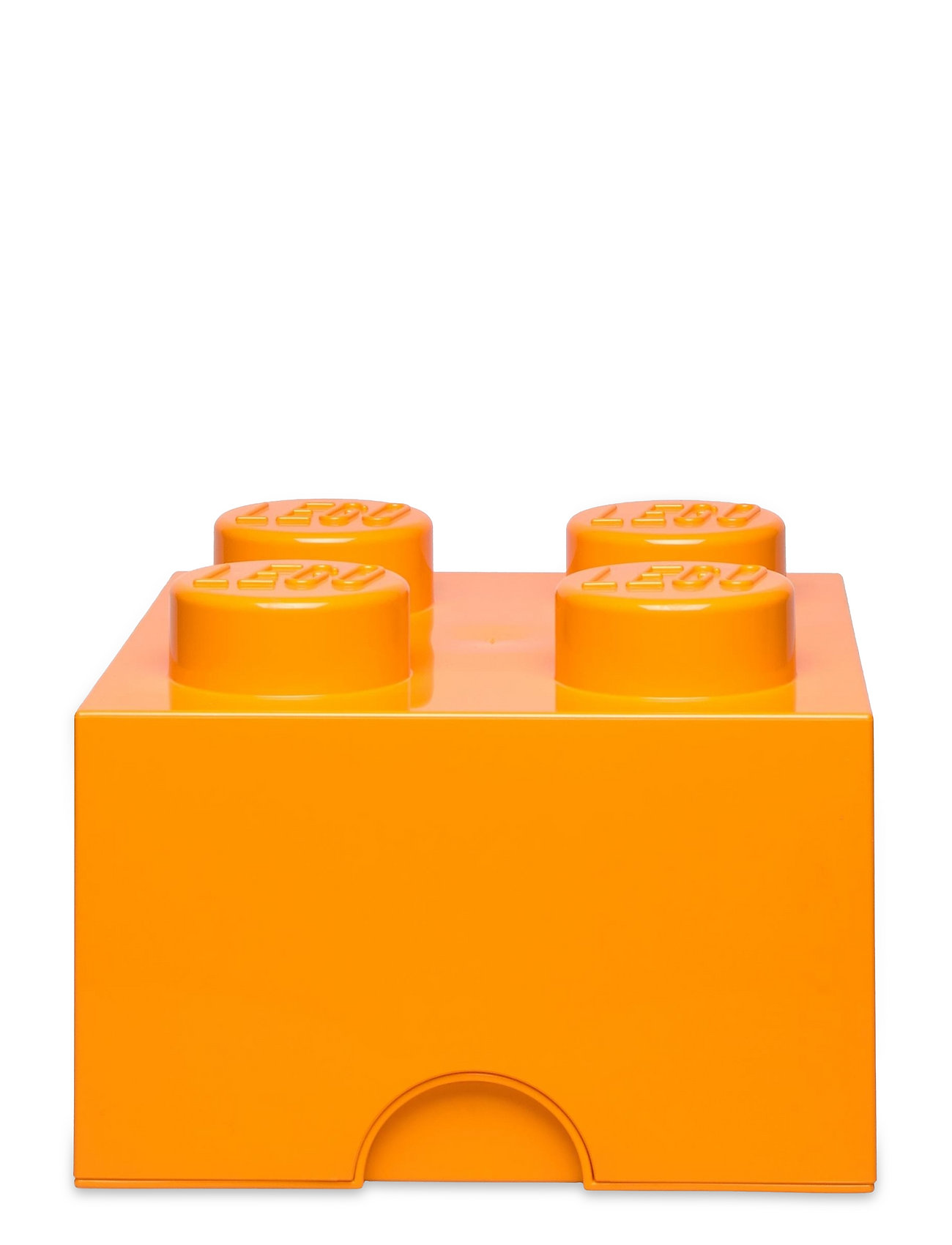 LEGO STORAGE Lego Storage Brick 4 Home Kids Decor Boxes Orange STORAGE*Betinget Tilbud