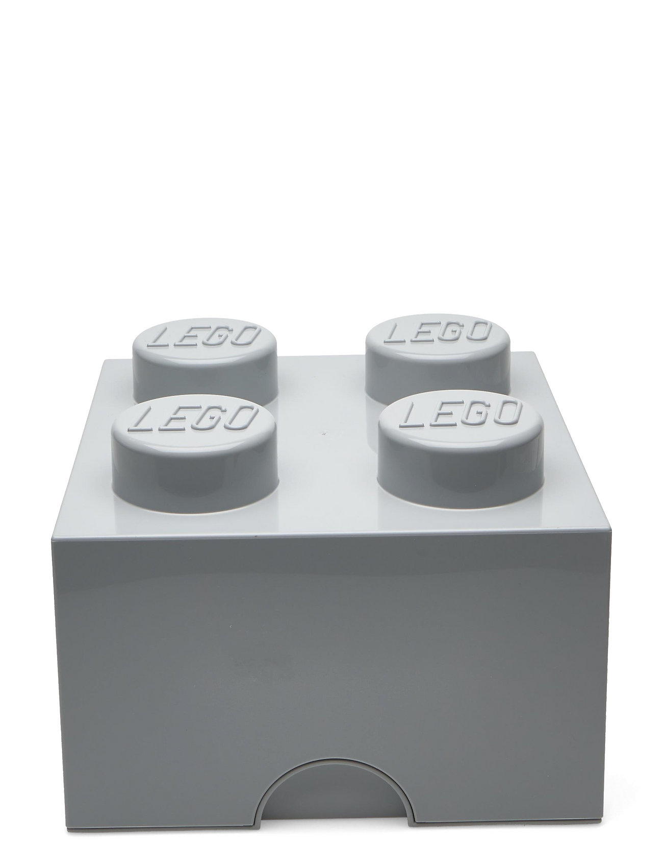 LEGO STORAGE Lego Storage Brick 4 Home Kids Decor Boxes Grå STORAGE*Betinget Tilbud