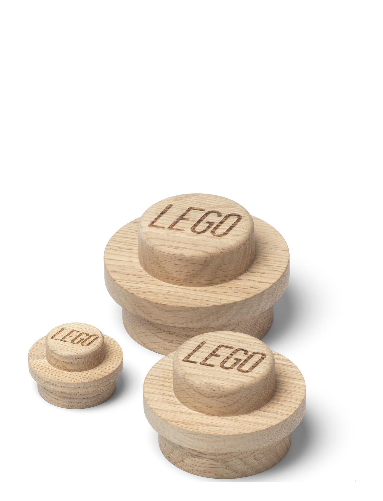 LEGO STORAGE Lego Wooden Wall Hanger Set Home Furniture Coat Hooks & Racks Hangers Beige STORAGE*Betinget Tilbud