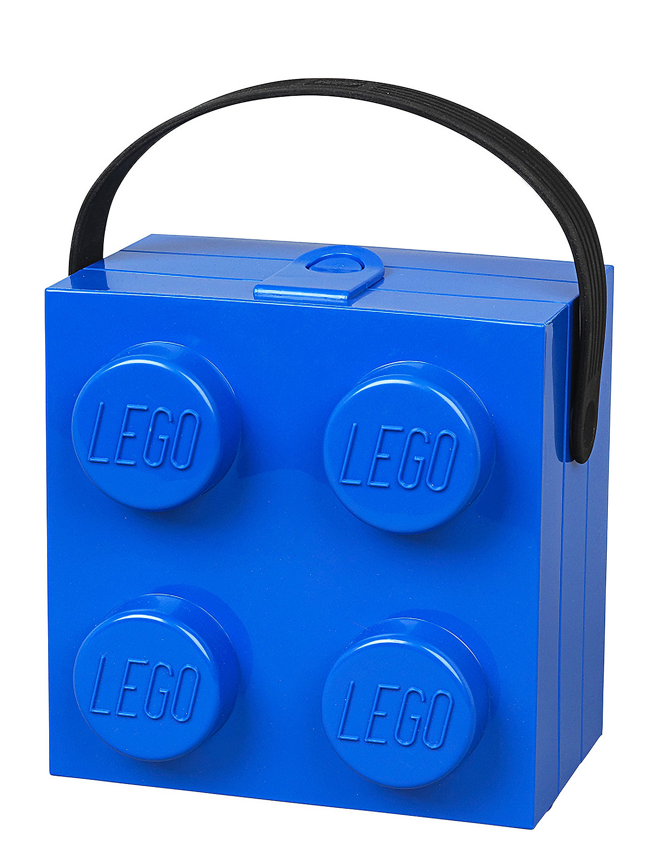 Box W. Handle  - Classic Home Kids Decor Storage Storage Boxes Blue LEGO STORAGE