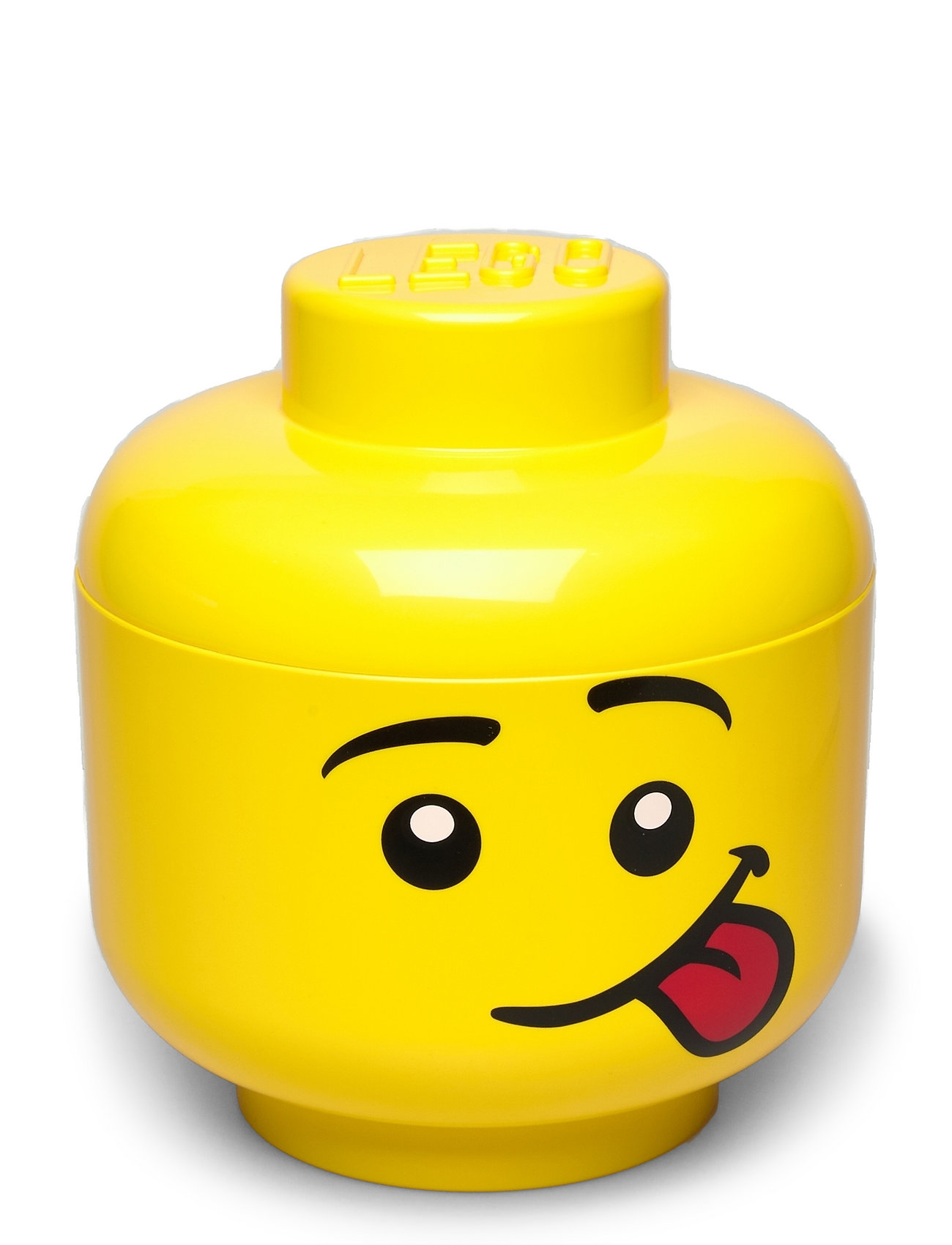 LEGO STORAGE Lego Storage Head Home Kids Decor Boxes Gul STORAGE*Betinget Tilbud