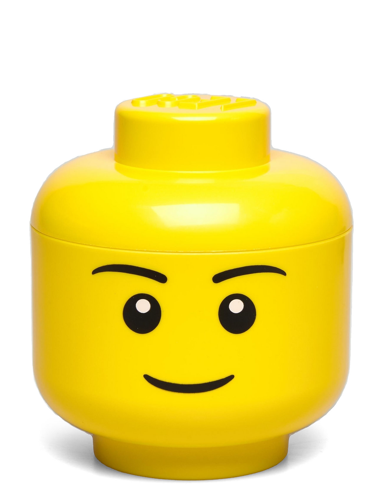 Lego Mini Head - Boy Home Kids Decor Storage Storage Boxes Yellow LEGO STORAGE