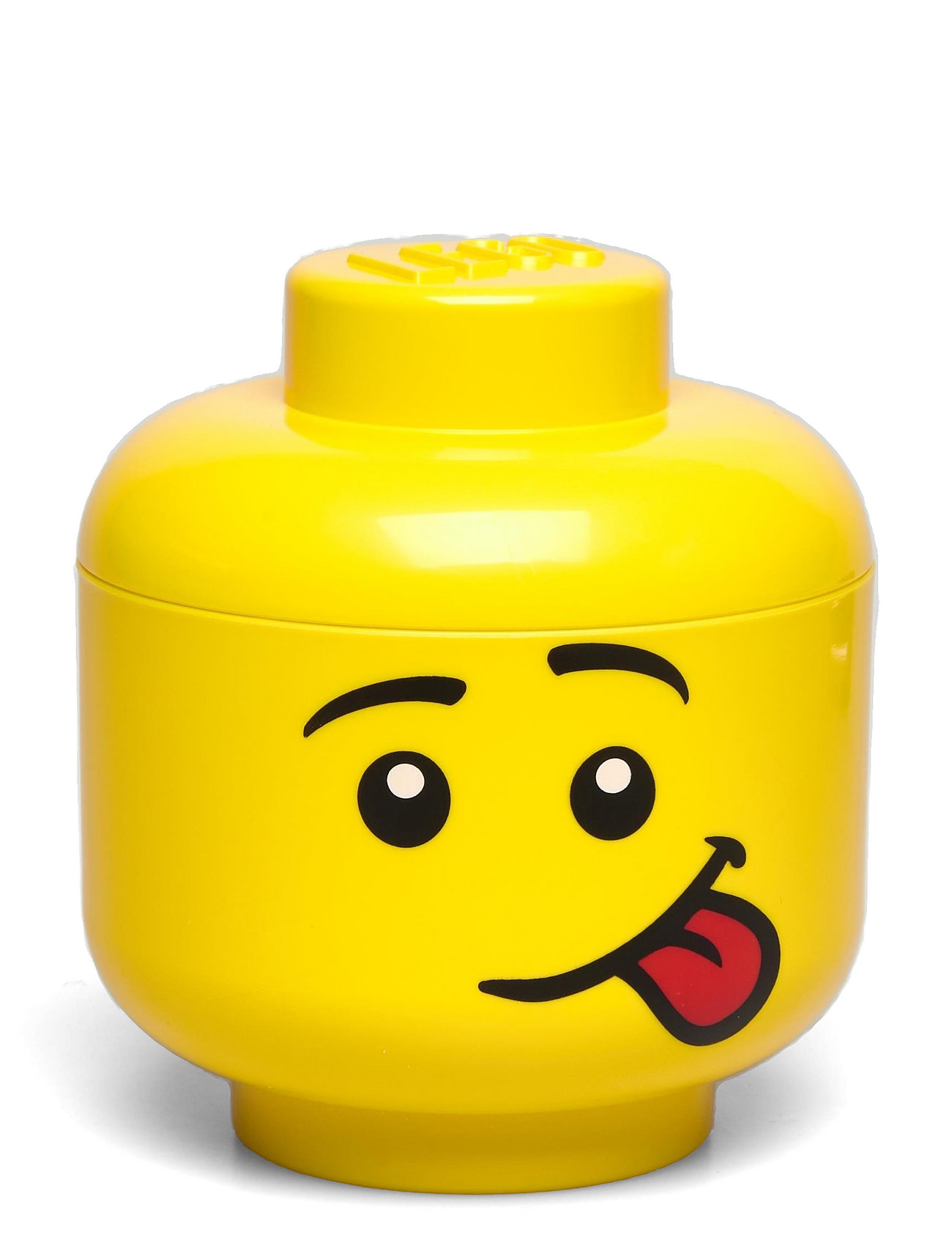 Lego Mini Head - Girl Home Kids Decor Storage Storage Boxes Yellow LEGO STORAGE
