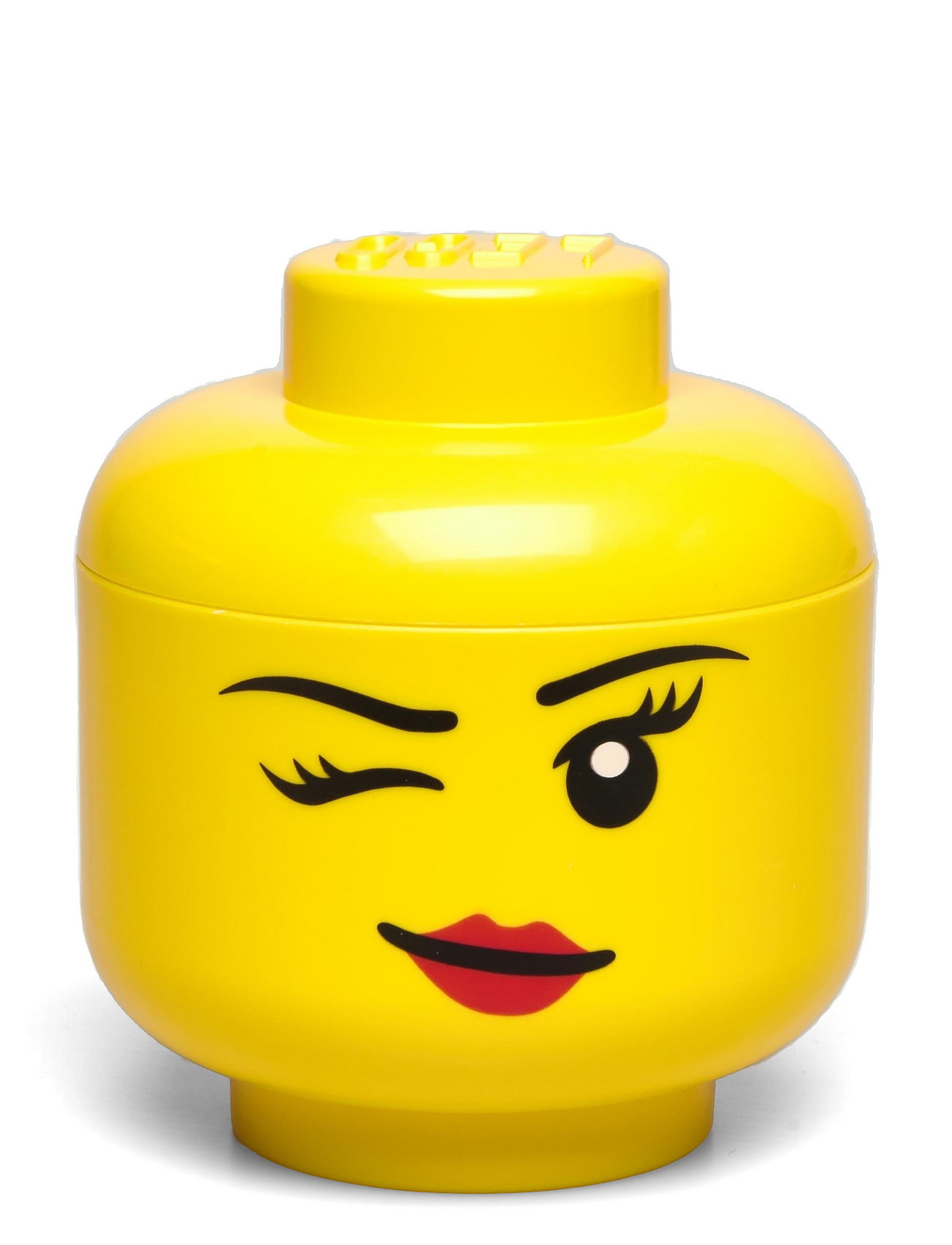 Lego Mini Head - Boy Home Kids Decor Storage Storage Boxes Yellow LEGO STORAGE