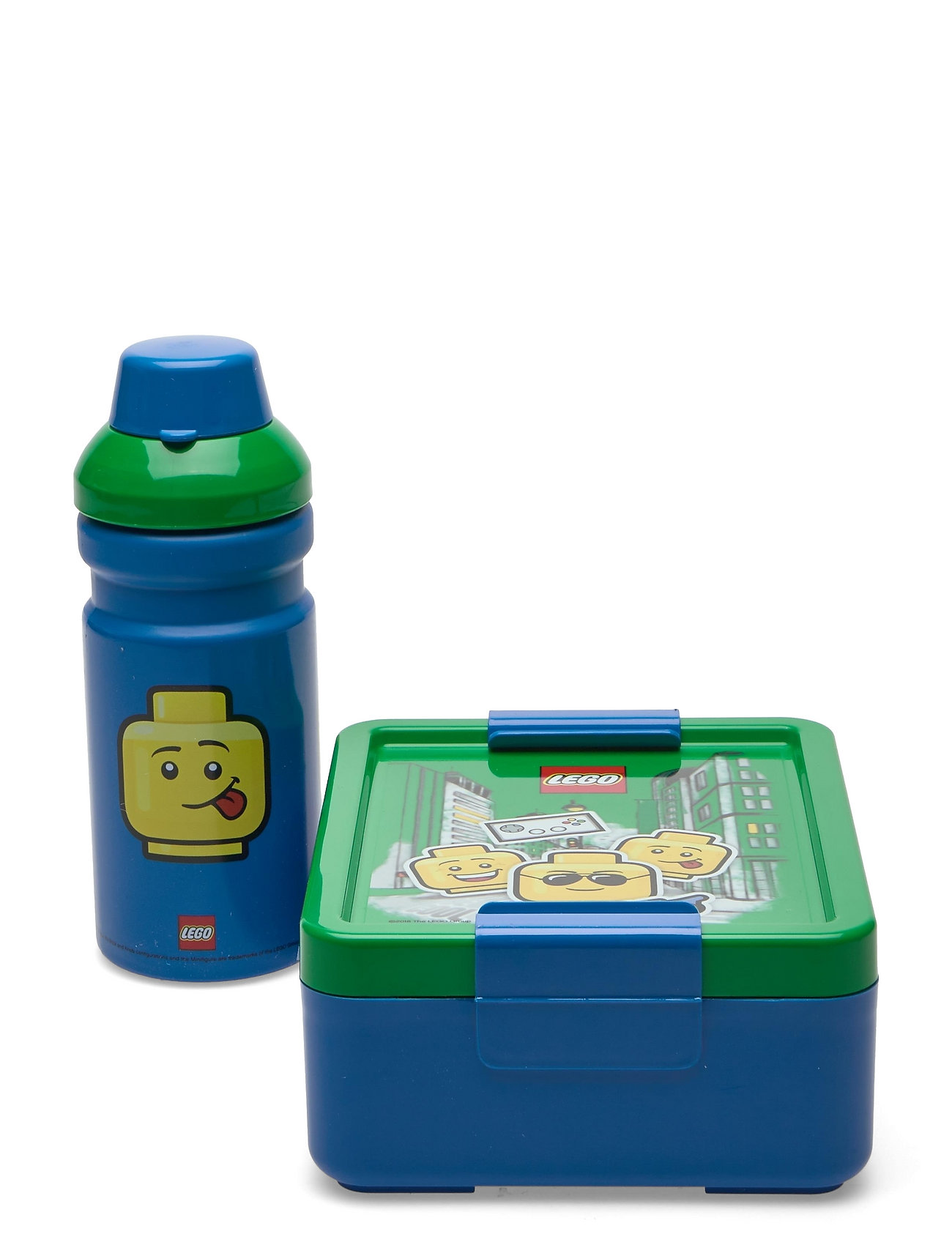 Lego Lunch Set Iconic Boy Home Meal Time Lunch Boxes Sininen LEGO STORAGE