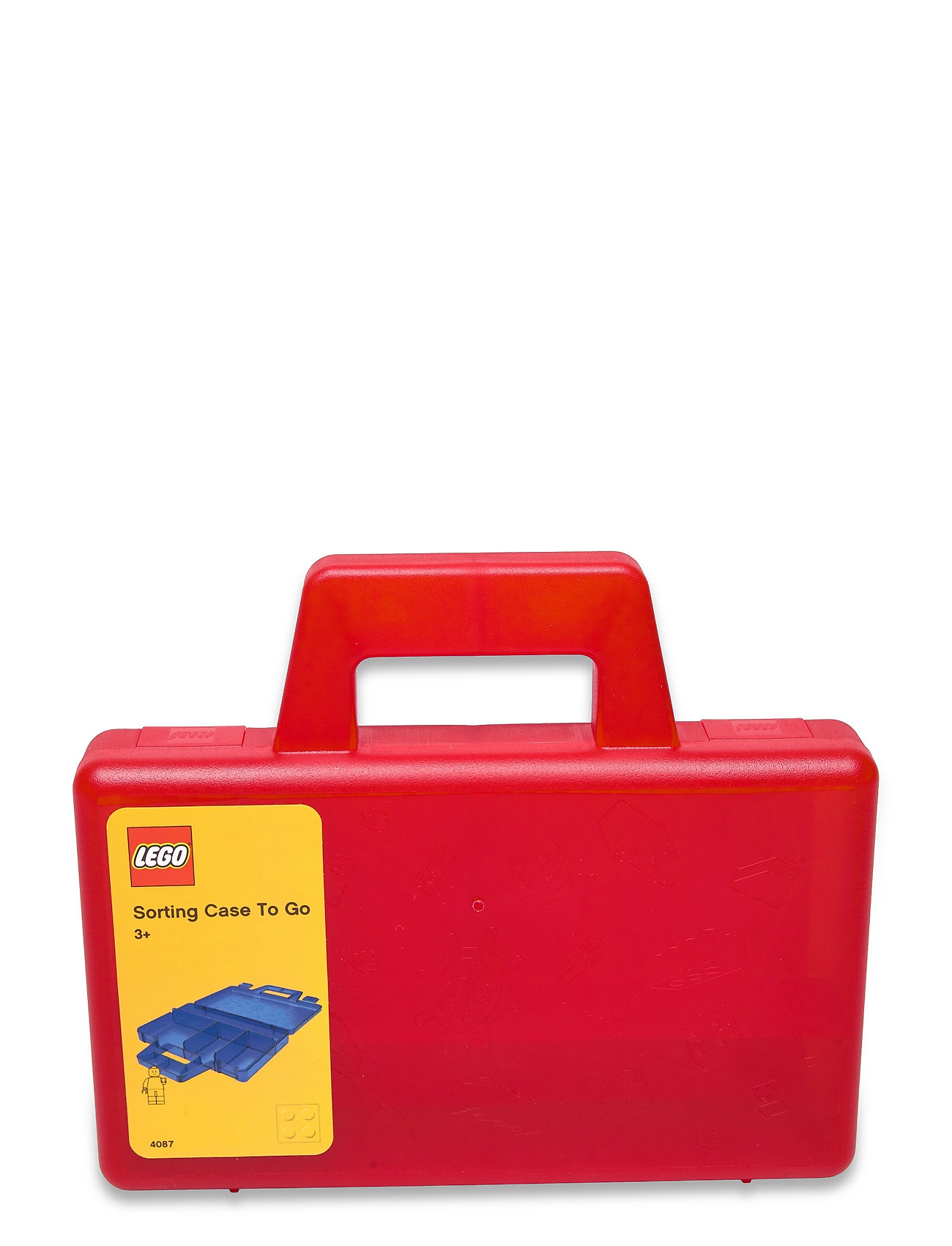 LEGO STORAGE Lego Sorting Box To Go Home Kids Decor Storage Boxes Rød STORAGE*Betinget Tilbud