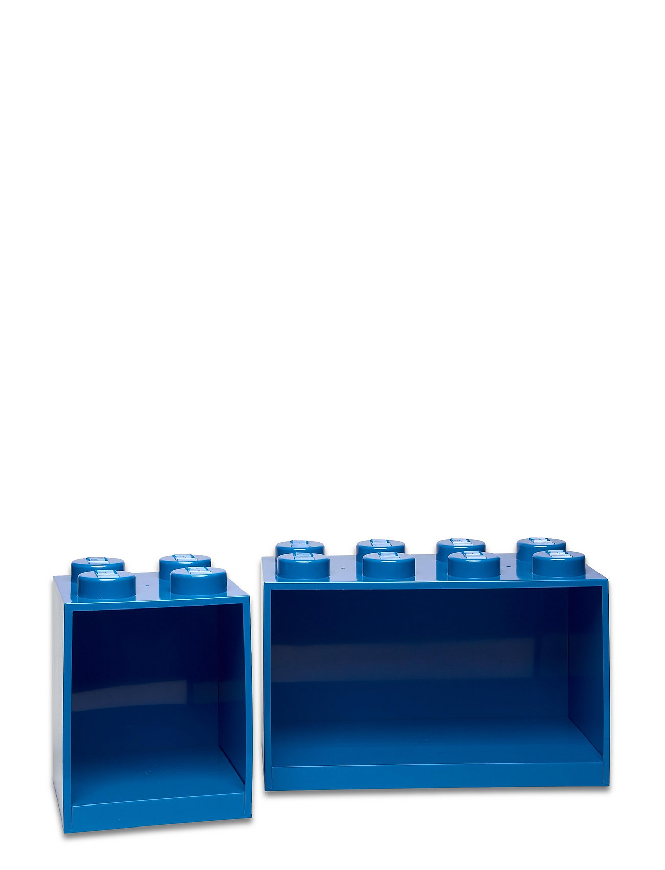 Lego Brick Shelf 4+8 Set Home Kids Decor Furniture Shelves Blue LEGO STORAGE