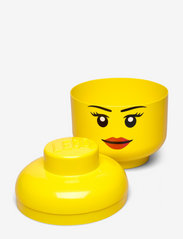 LEGO STORAGE - LEGO STORAGE HEAD (LARGE) - storage boxes - bright yellow - 1