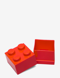 LEGO MINI BOX 4 - uzglabāšanas kastes - bright red