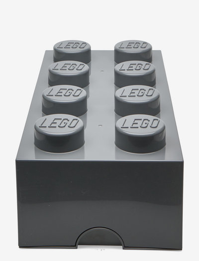 LEGO STORAGE BRICK 8 - förvaringslådor - dark stone grey